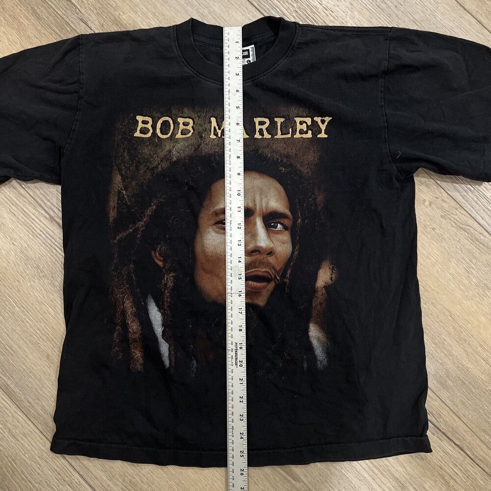 Vintage Bob Marley Single Stitch Large T-Shirt Wailers Reggae Band The Roxx Tag - Picture 3 of 5